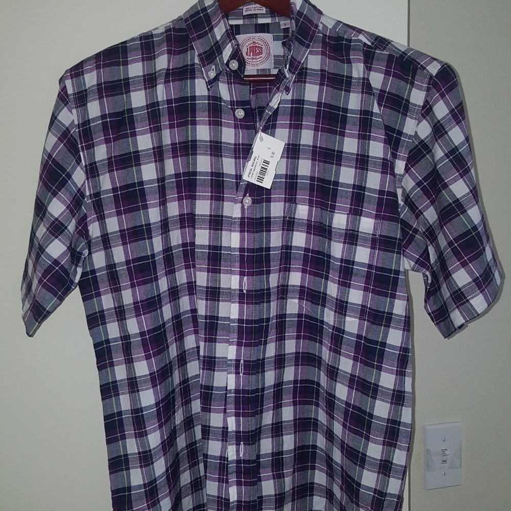 J Press Madras Shirt